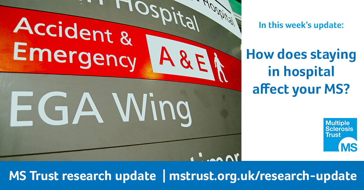 How does staying in hospital affect your MS?