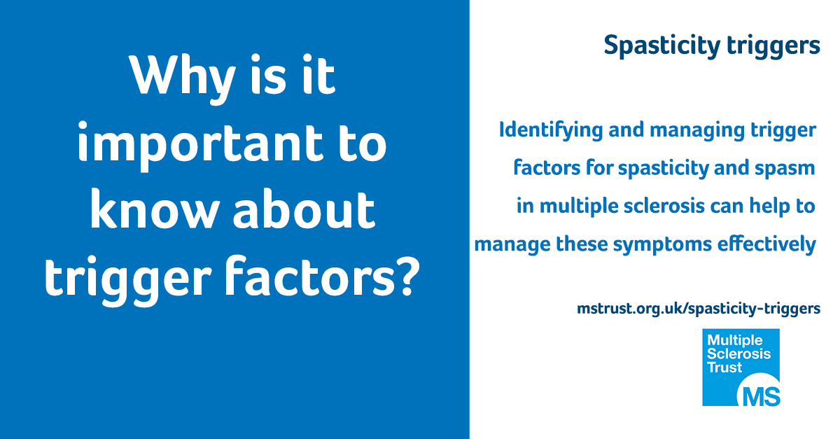 Spasticity triggers MS Trust